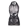 Subblime - 952075 Robe Courte En Résille Avec Détail Dos Et Coeur Noir Taille Unique